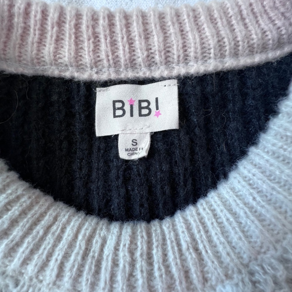 BiBi Mixed Media Patchwork Leopard Knit Sweater D… - image 10